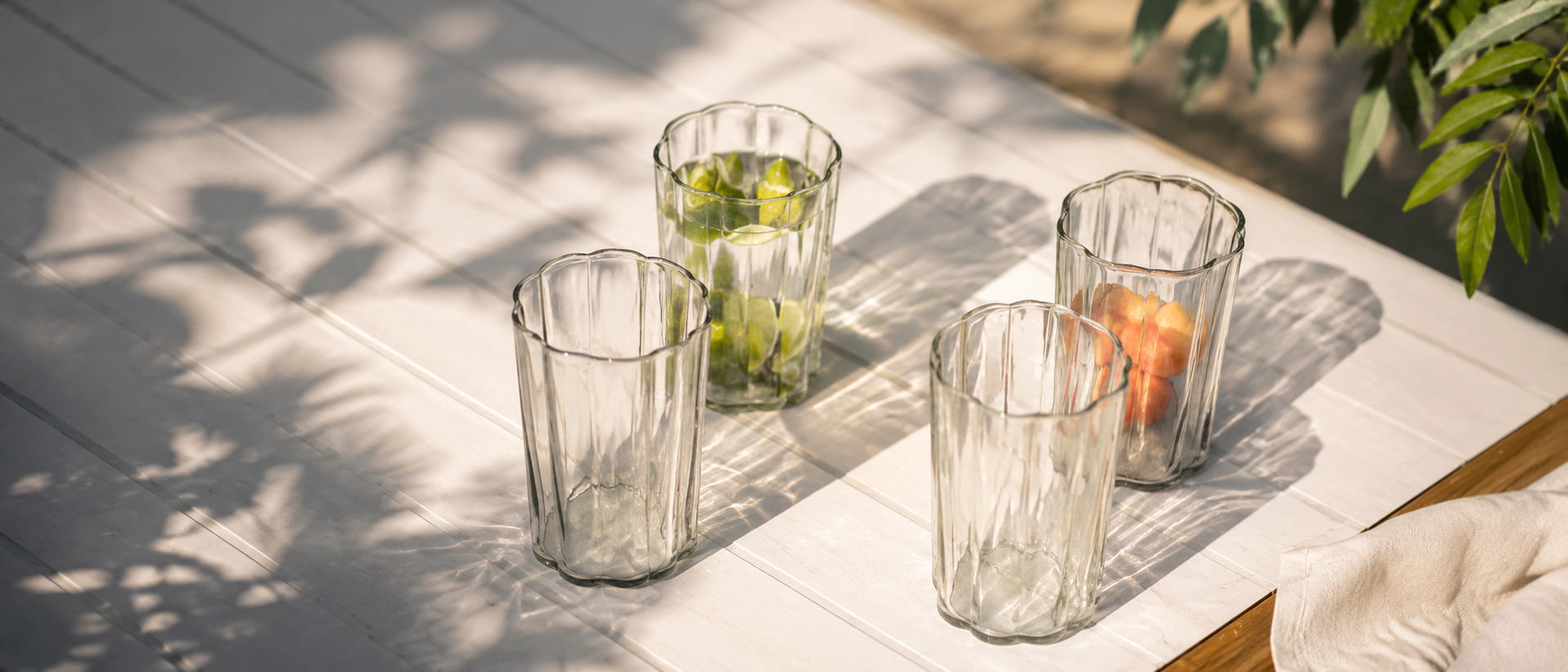Summer glassware collection